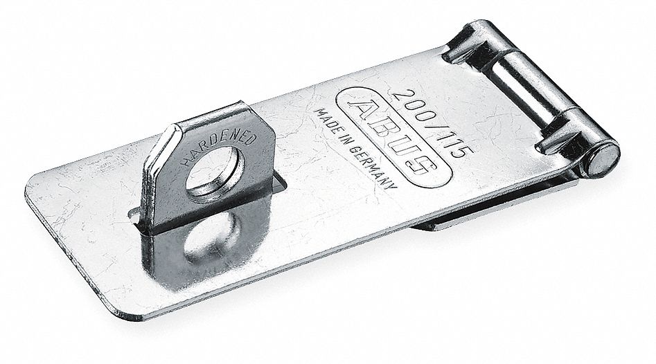 Hasp, Silver, 4-1/2 x 1-7/8 x 1/2