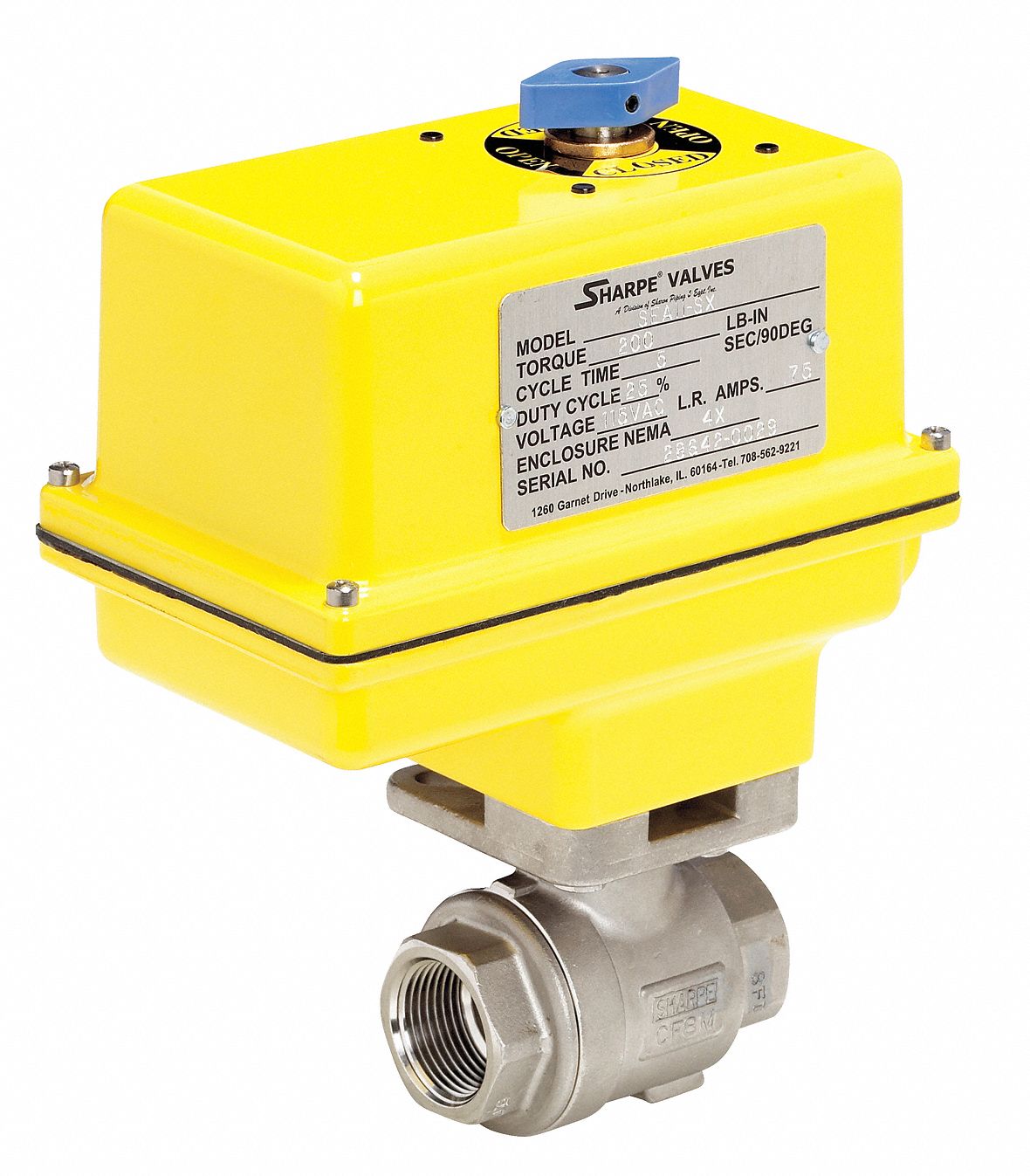 Ball Valve, Electric Actuated, 1 1/4 In