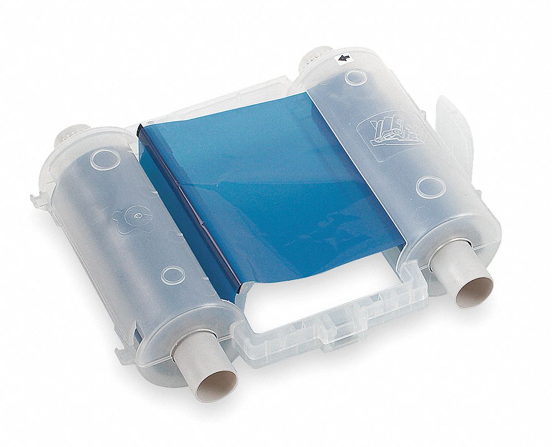 Ribbon Cartridge, Blue, 4 In. W, 200 ft. L