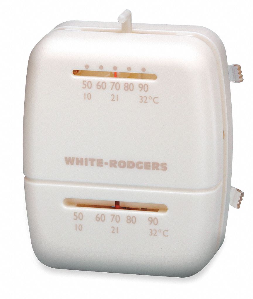 Low V Thermostat, 1H, 1C, White