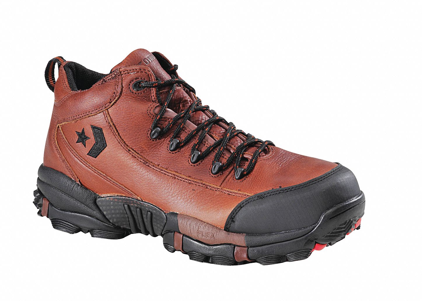 Hiking Shoes, Comp, Mn, 12W, Brn, 1PR