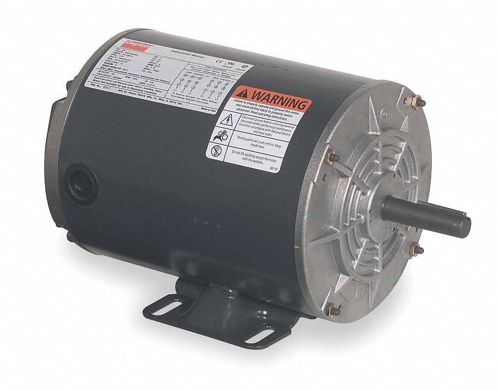 Mtr, 3 Ph, 3/4hp, 1725, 208-230/460, Eff 80.0