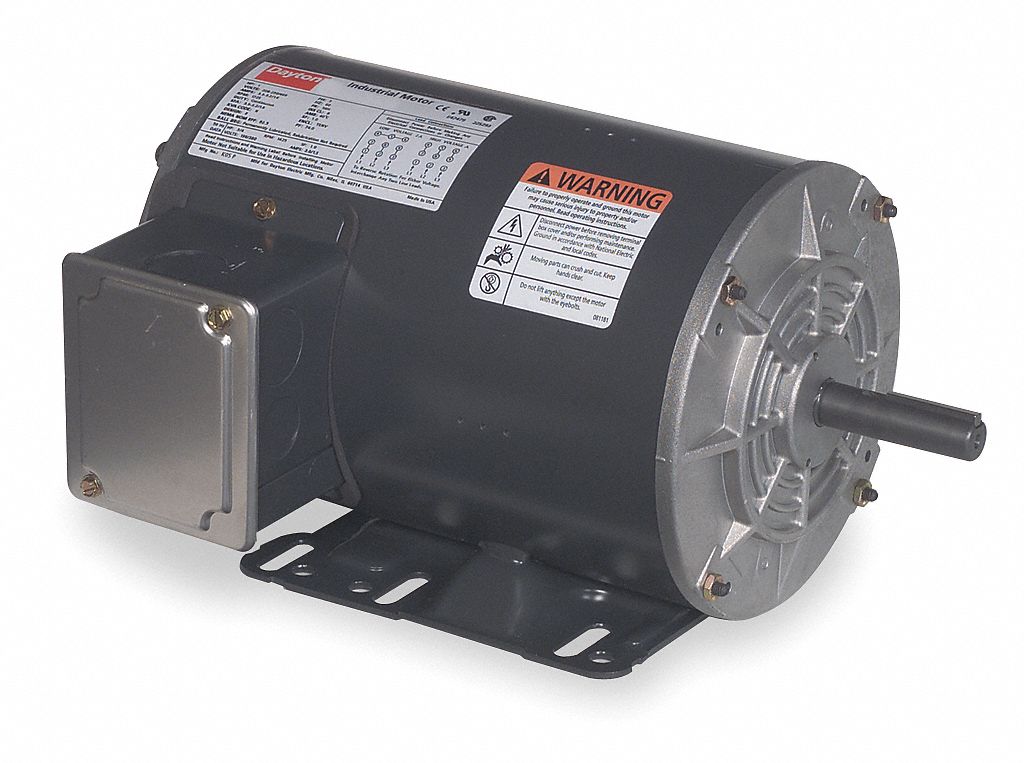 Mtr, 3 Ph, 2 HP, 1725, 208-230/460V, Eff 84.0