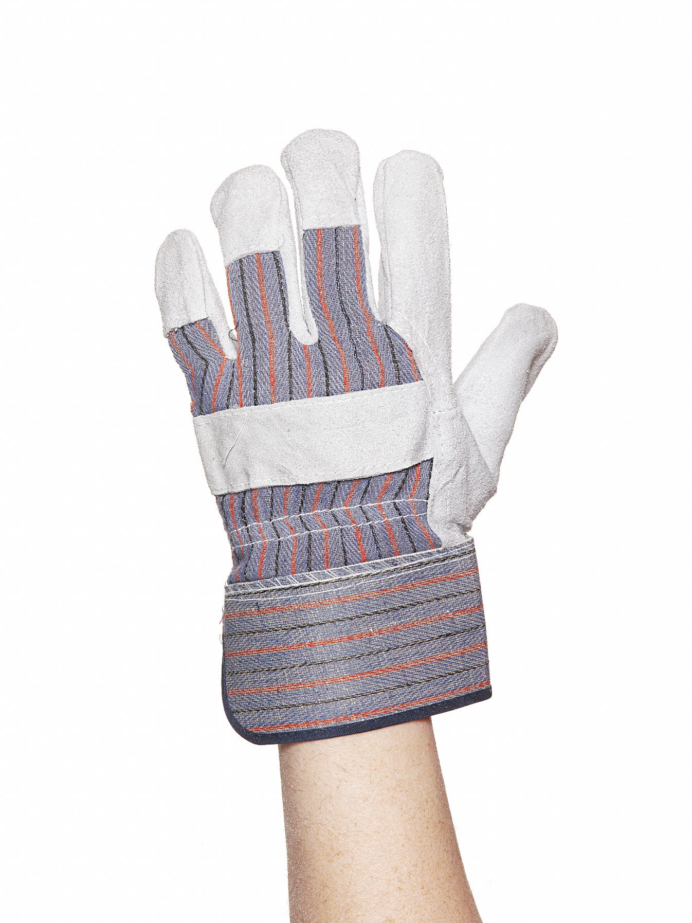 Leather Gloves, L, Cowhide, PK12, PR