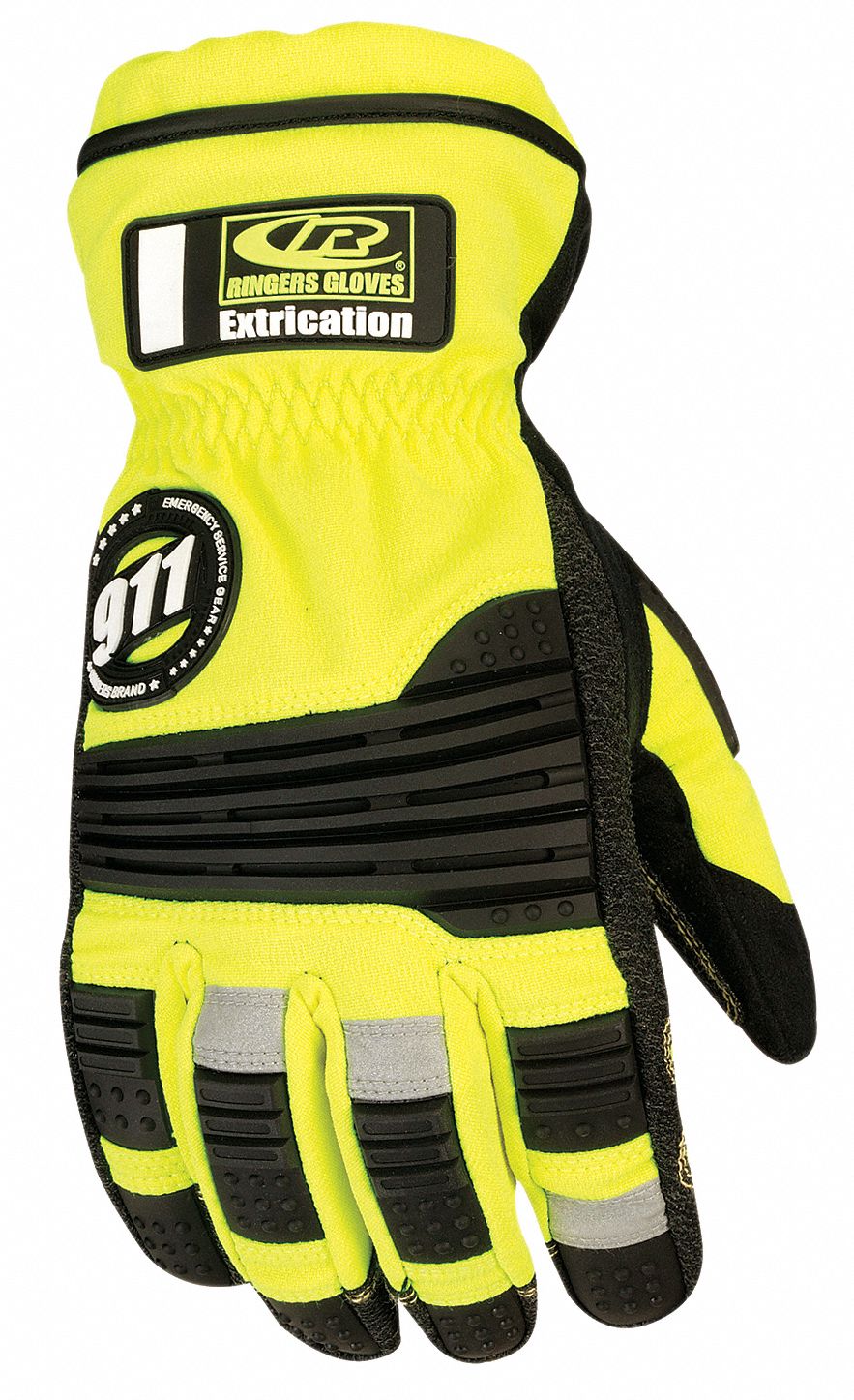Extrication Gloves, S, Hi Vis Yellow, PR