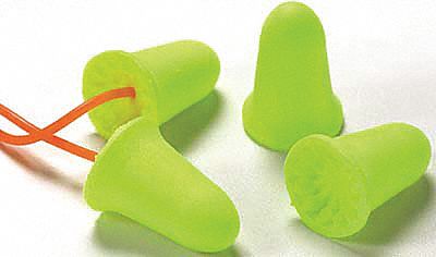 Ear Plugs, 33dB, Corded, Univ, PK100