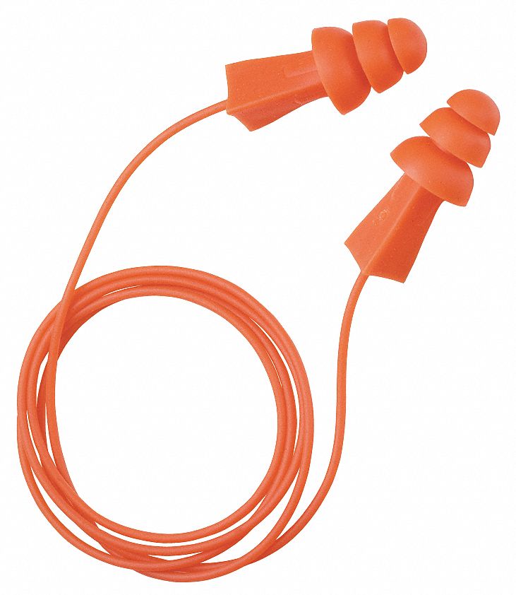 Ear Plugs, 27dB, Corded, Univ, PK100