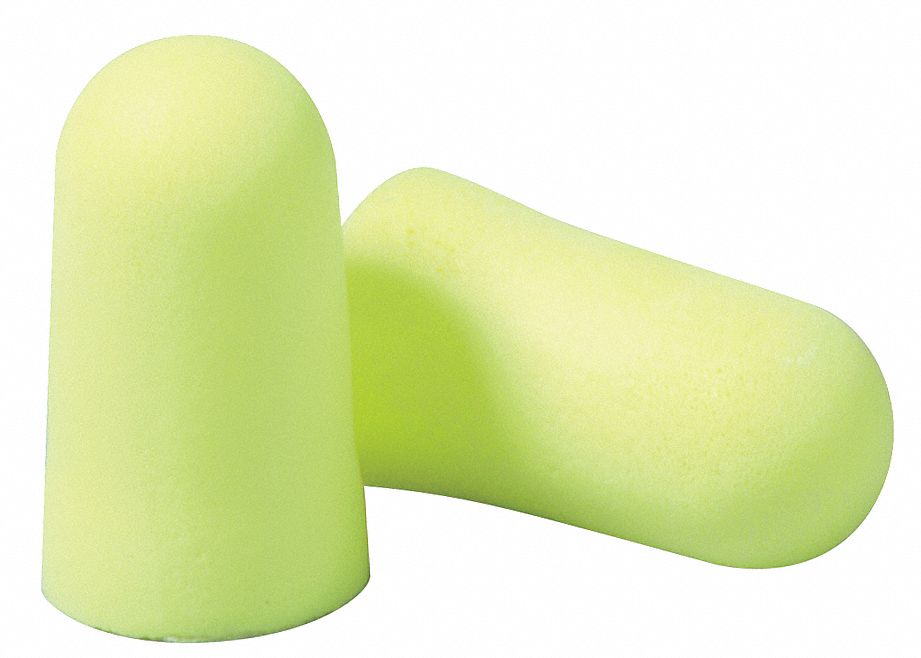 Ear Plugs, 33dB, W/o Cord, Lrg, PK200