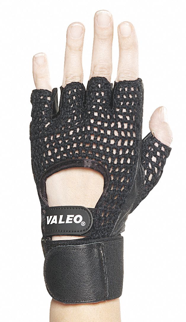 Anti-Vibration Gloves, M, Black, PR