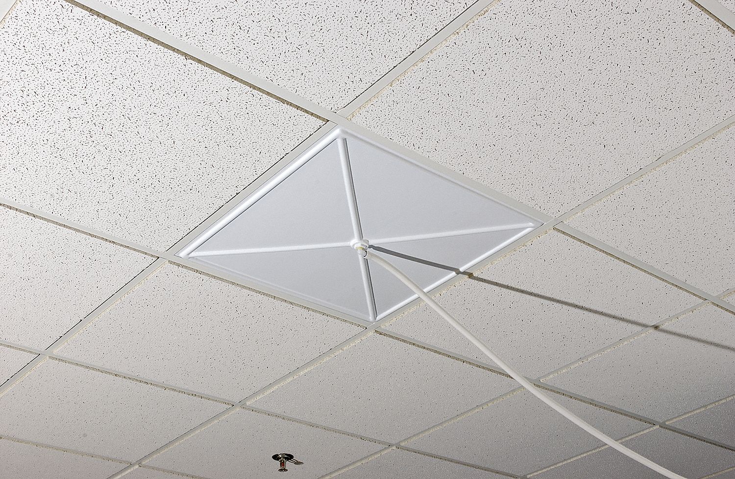 Roof Leak Diverter, White, 4 ft. W