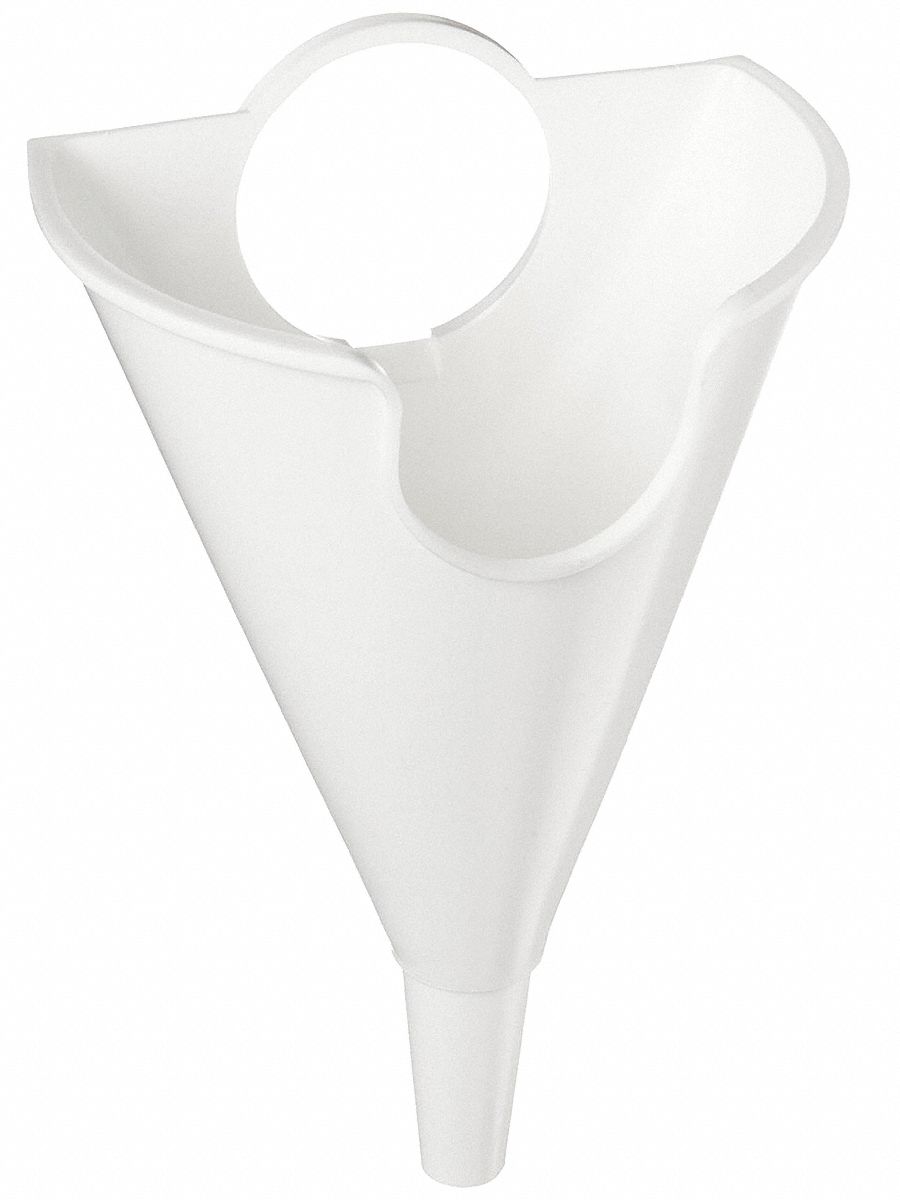 Funnel, 13-1/2In.X1In., White