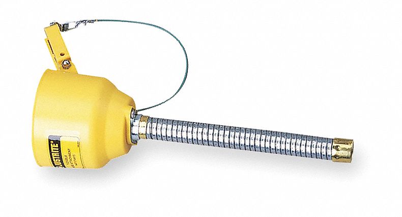 Funnel, 13-1/2In.X1In., Yellow
