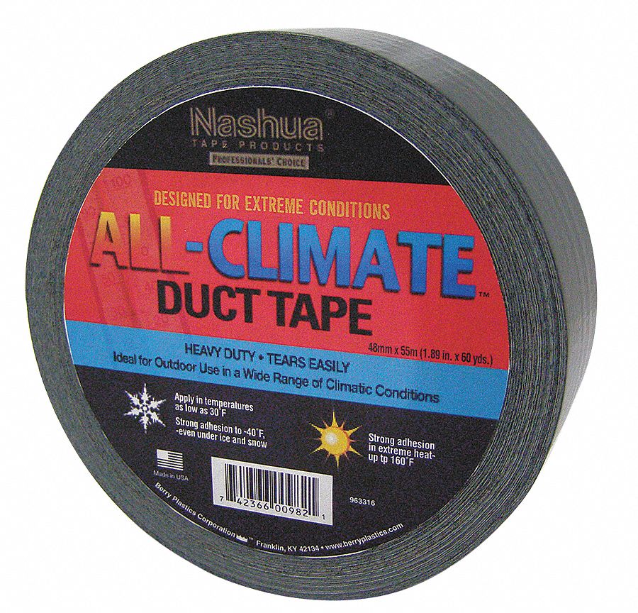 Duct Tape, 48mm x 55m, 9 mil, Black