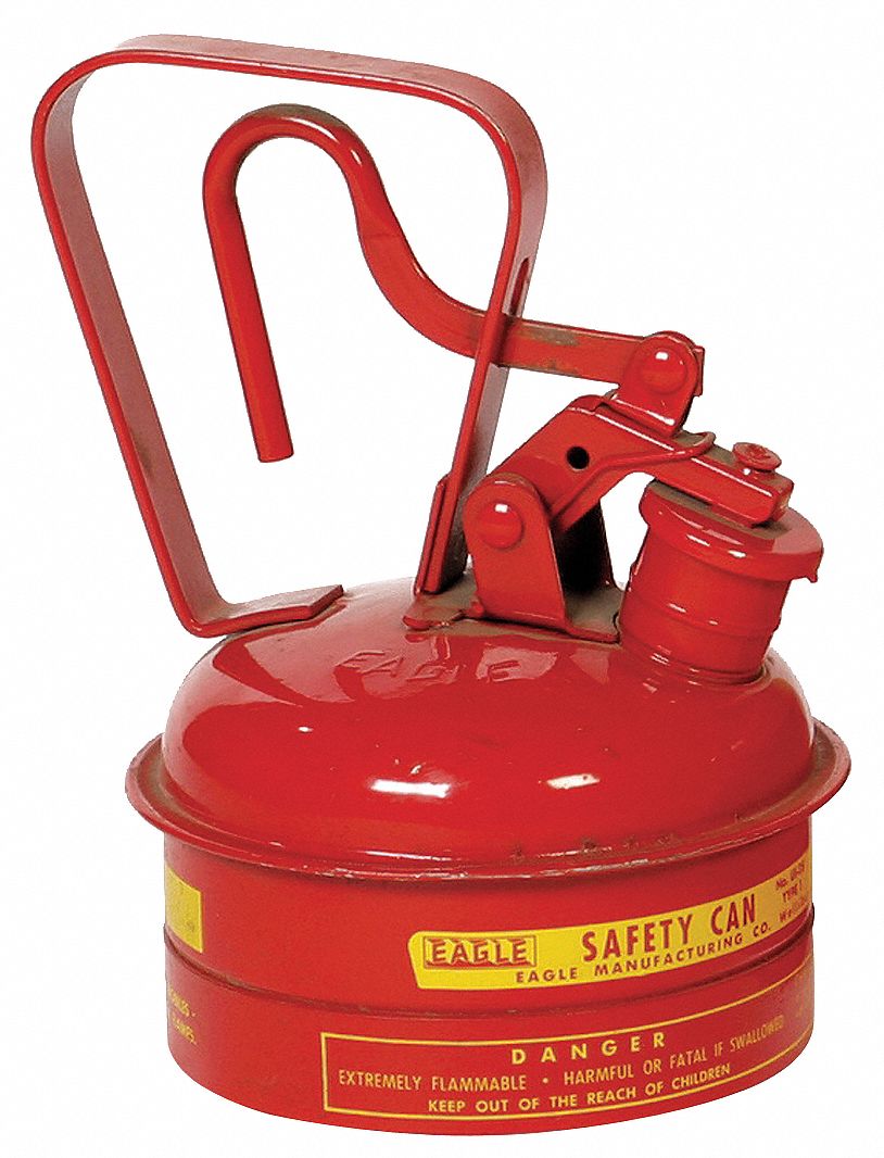 Type I Safety Can, 1/4 gal., Red, 8In H
