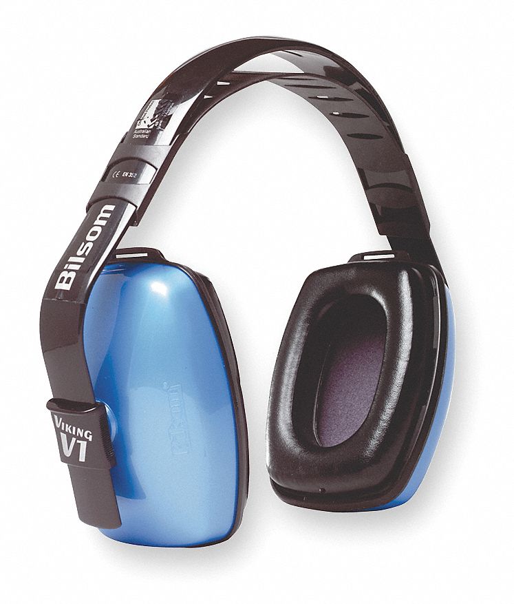 Ear Muff, 25/24/24dB, Multi-Position, Blue