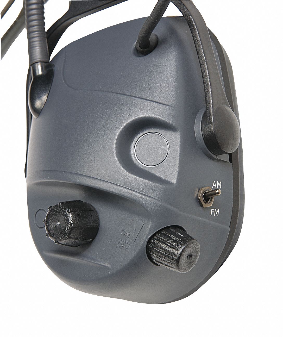 Electronic Ear Muff, 23dB, Over-the-H, Gra