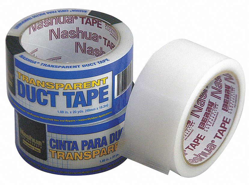 Duct Tape, 48mm x 18.3m, 6 mil, Clear