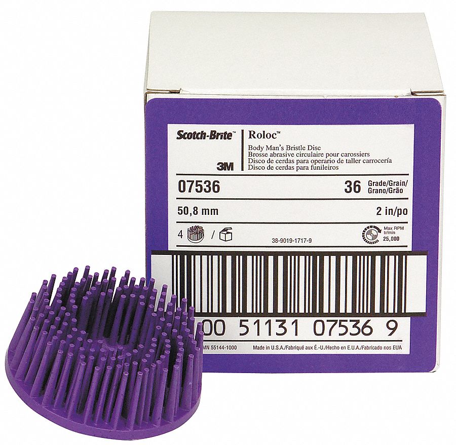 Body Mans Bristle Disc, 2 In, PK 4