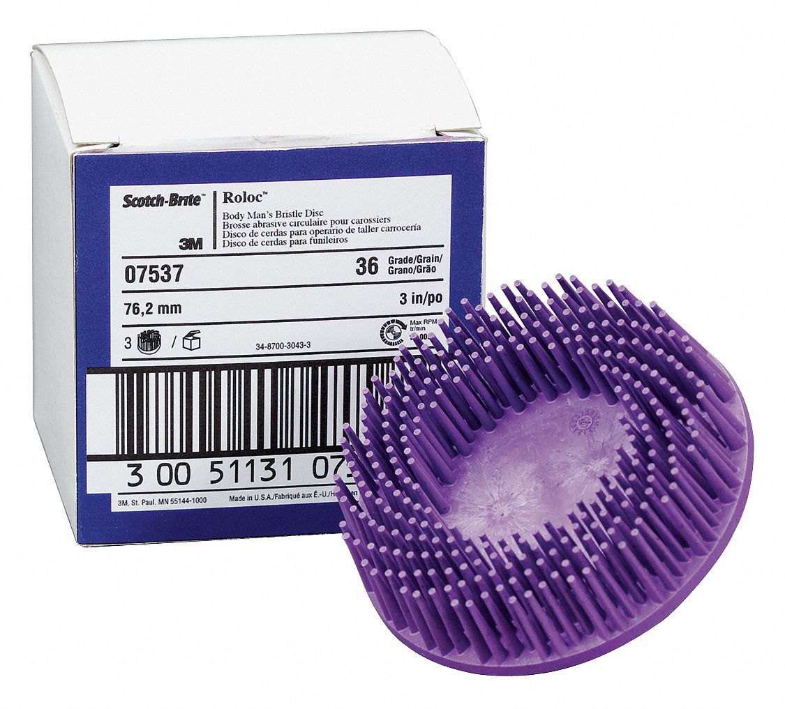 Body Mans Bristle Disc, 3 In, PK 3