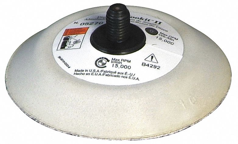 Disc Pad with Adapters, 3 x 1/2 In