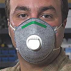 Disposable Respirator, N95, OV, S, PK 10