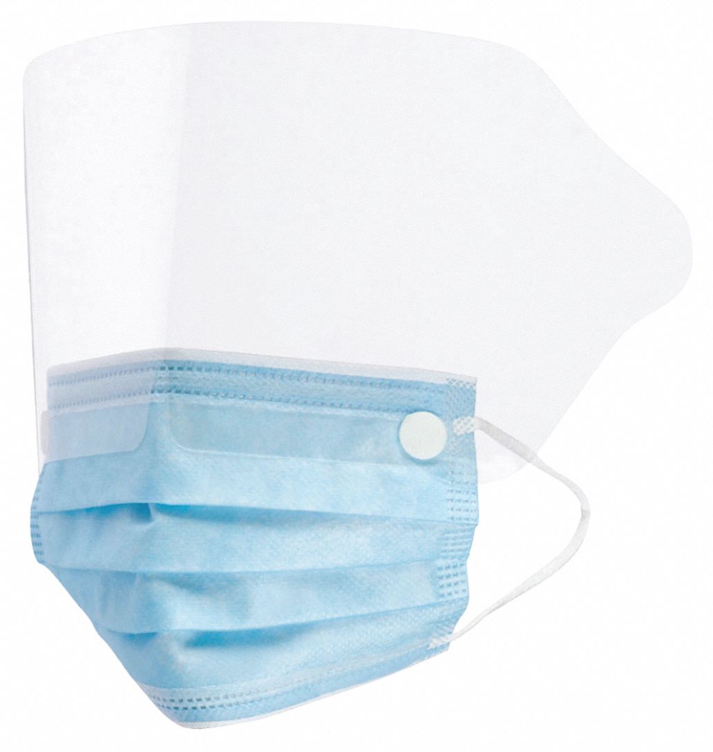 Biosafety Mask, Universal, Blue, PK 25