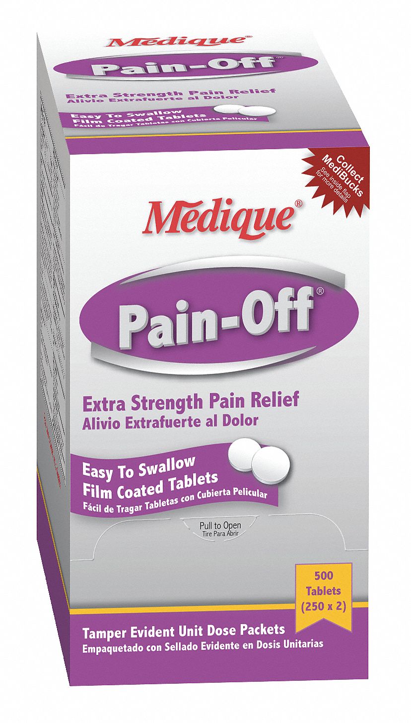 Pain-Off, Tablets, Acetaminophen, PK 500