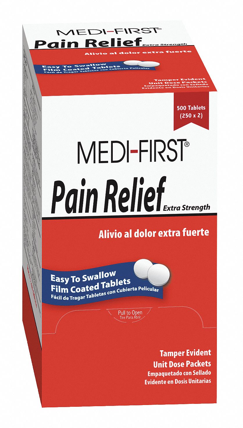 Pain Relief, Tablets, PK100