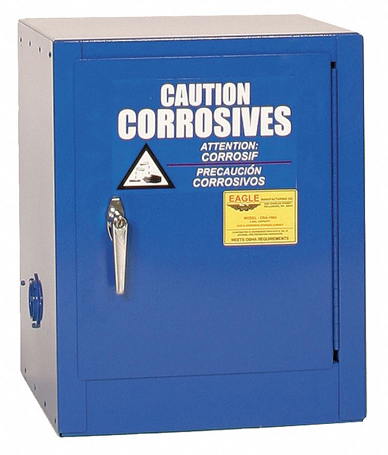 Corrosive Safety Cabinet, 17-1/2 In. W