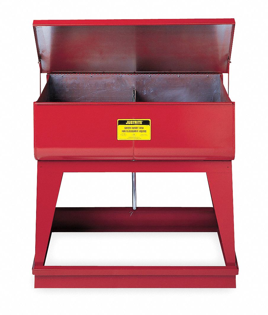 Twin Chamber Rinse Tank, Floor, 18 gal.