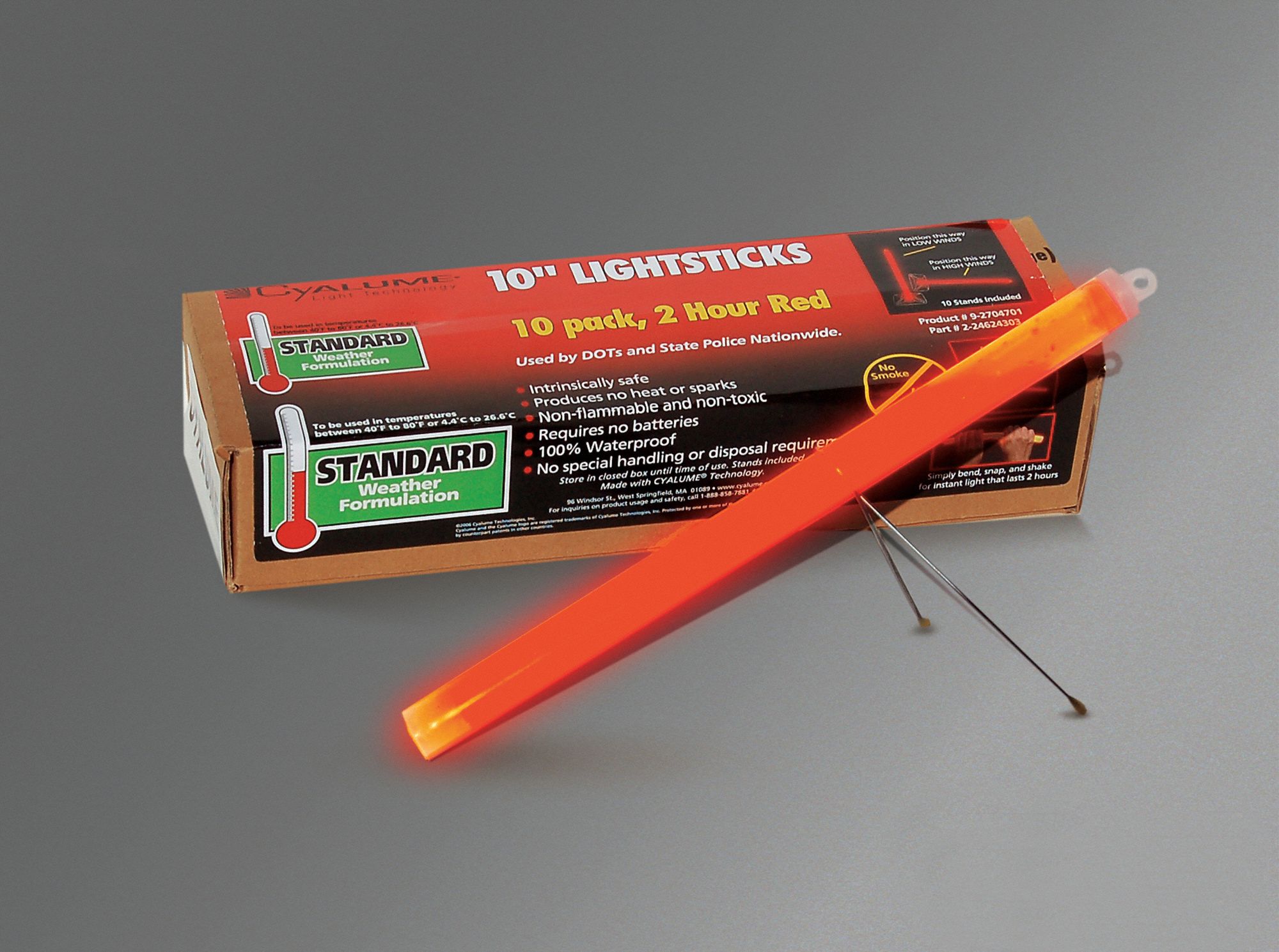 Lightstick, Red, PK 10