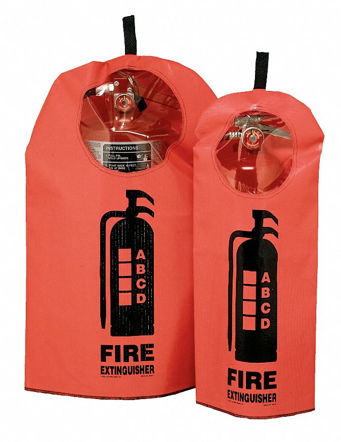 Fire Extinguisher Cover w/Window, 5-13 lb