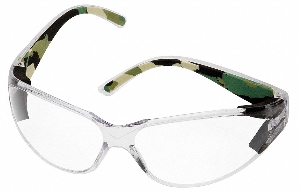 Safety Glasses, Clear, Scratch-Resistant