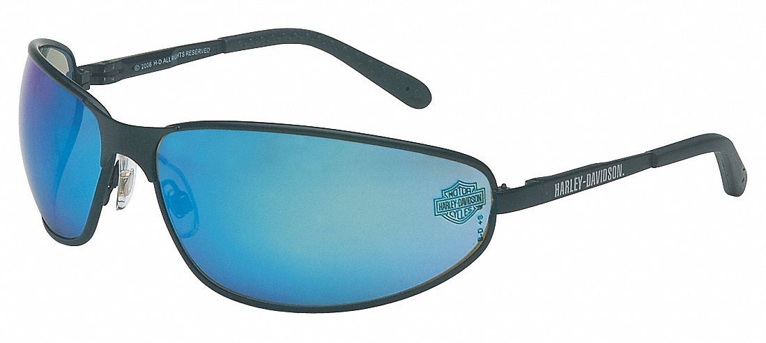 Saf Glss, Scratch Resistant, Blue Mirror