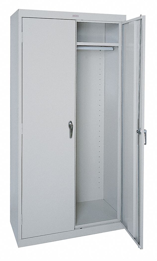 Wardrobe Storage Cabinet, Welded, Dove Gry