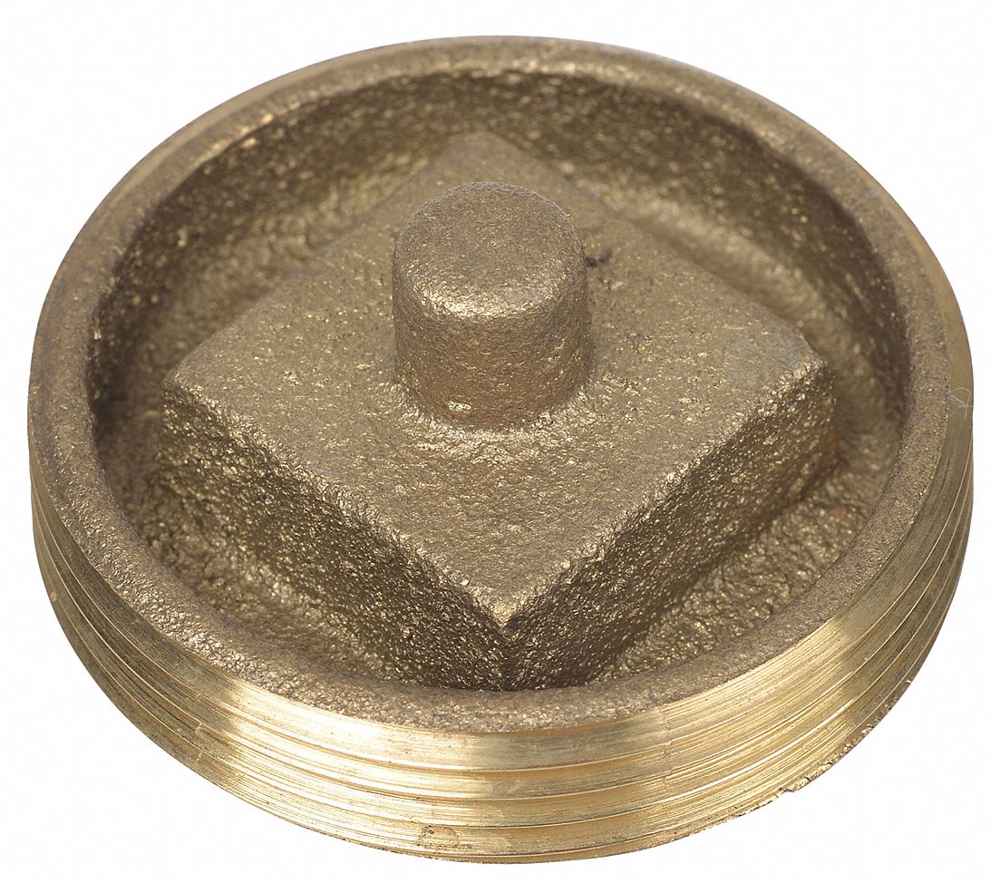 Cleanout Plug, Recessed Head, 4 In