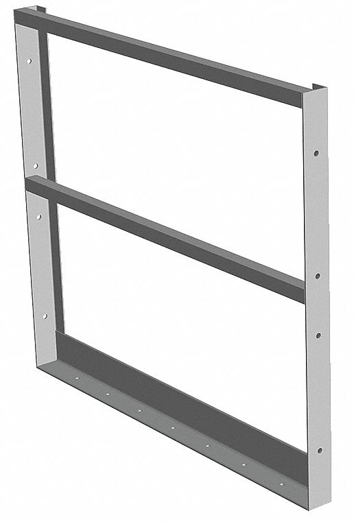 Guard Rail, H 42 In, W 3 3/4 Ft, L 4 Ft