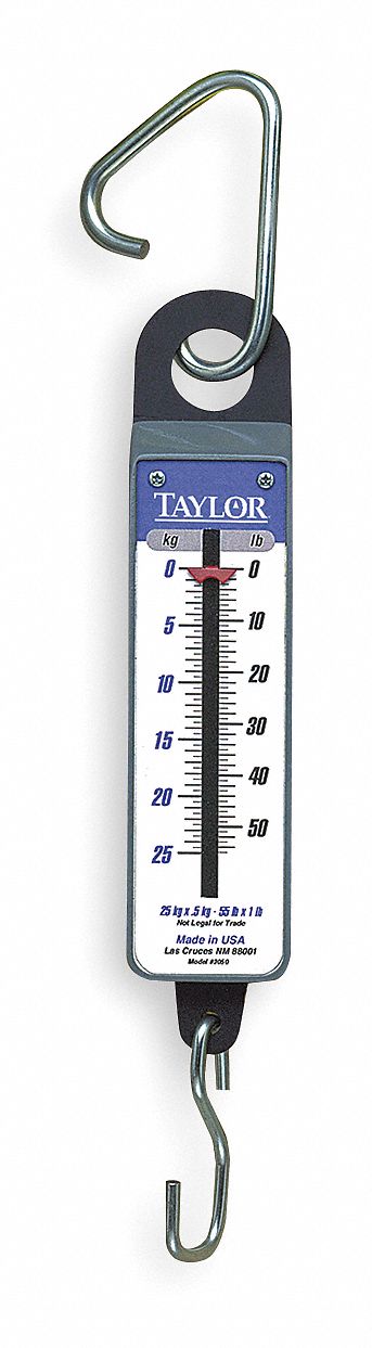 Mechanical Hanging Scale, Linear, Steel
