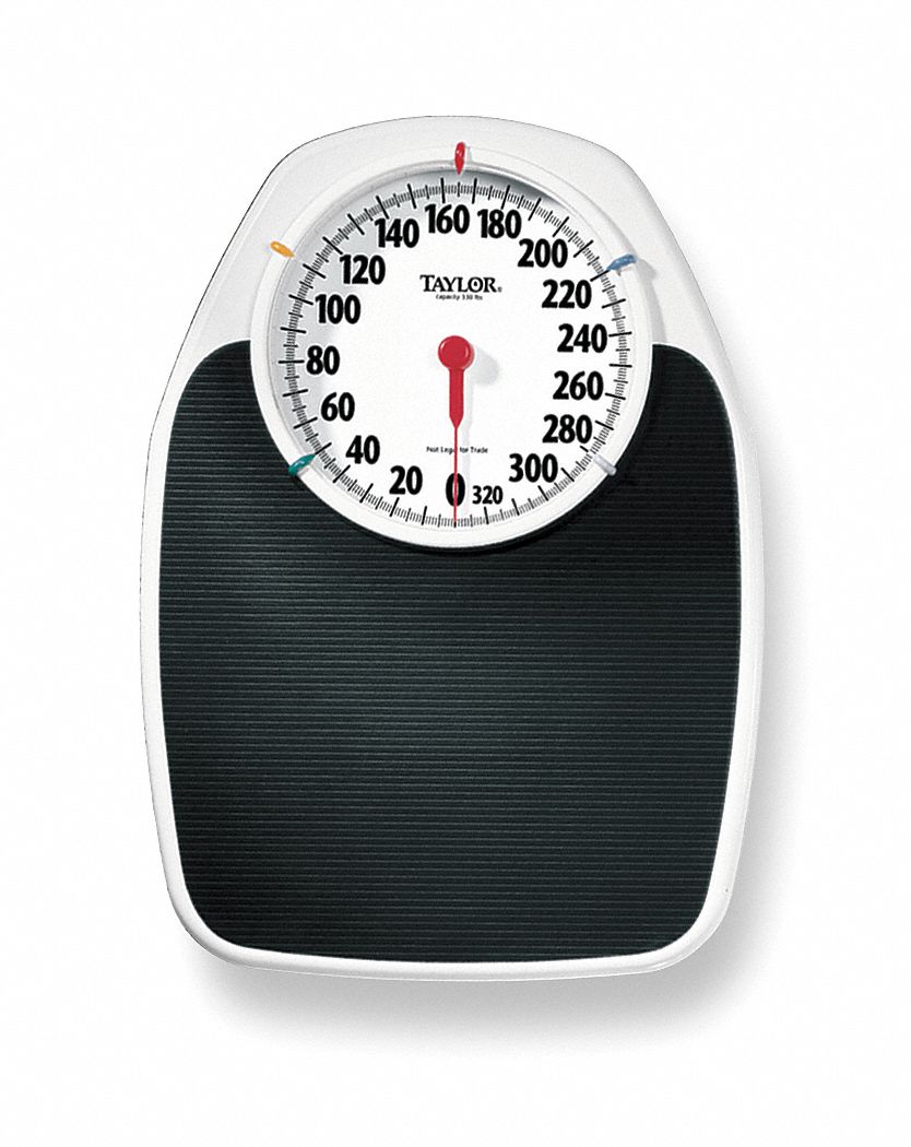 Mchncl Bth Scale, Steel Pltfrm, 300 lb Cap