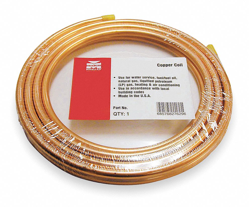 A/C Refrig Coil, 1/2  ODX.032X50ft.