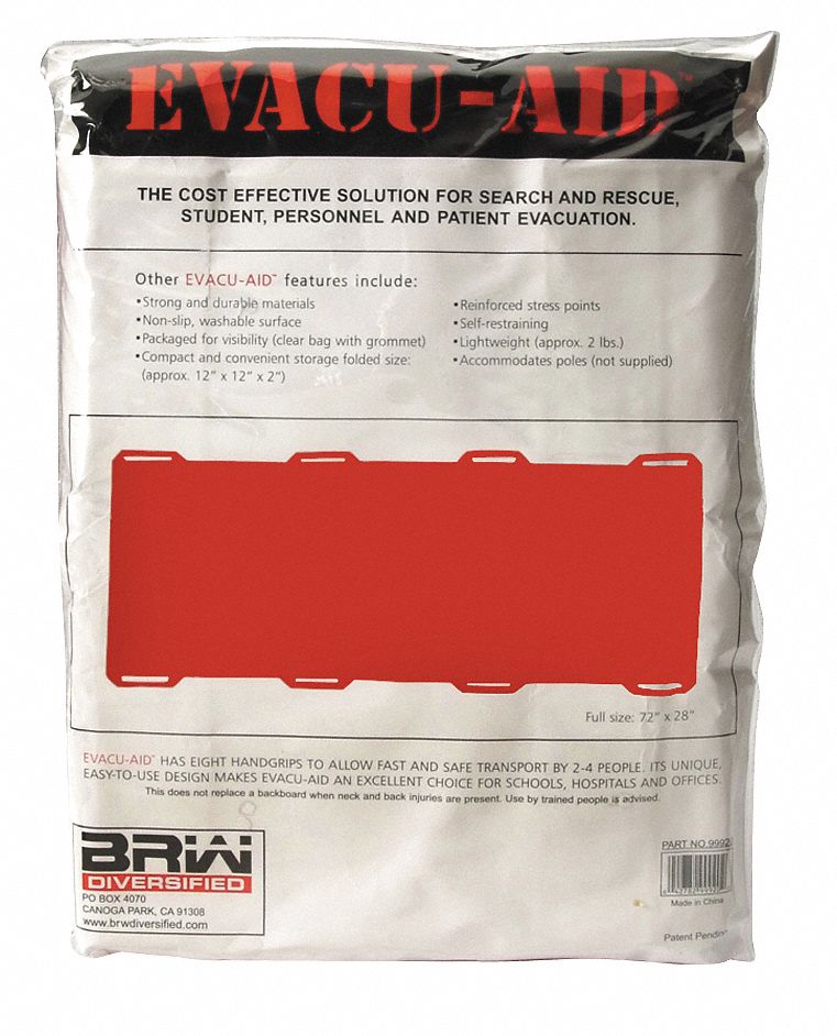 Evacu-Aid Stretcher, Orange