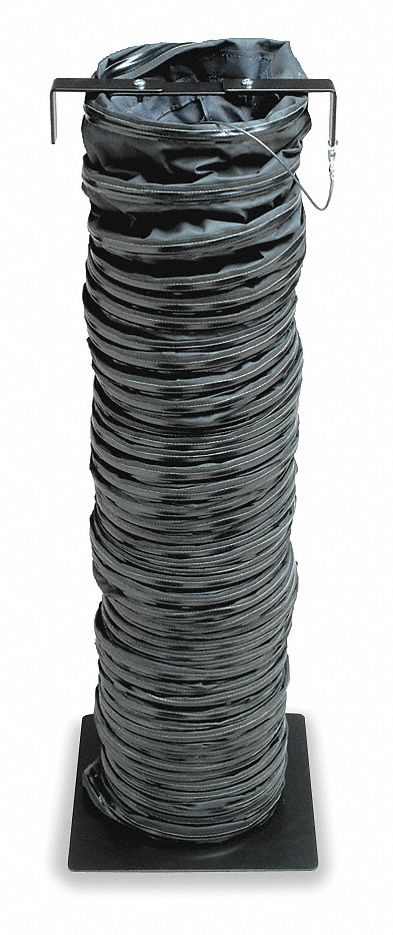 Statically Conductive Duct, 15 ft., Black
