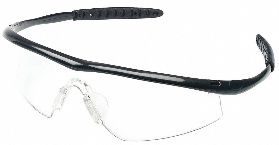 Safety Glasses, Clear, Scratch-Resistant