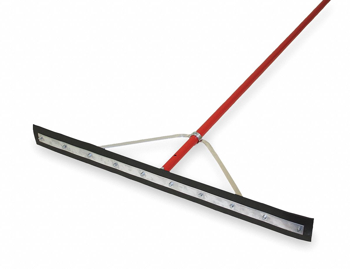 Squeegee, Black, 36 In. L, Neoprene Rubber