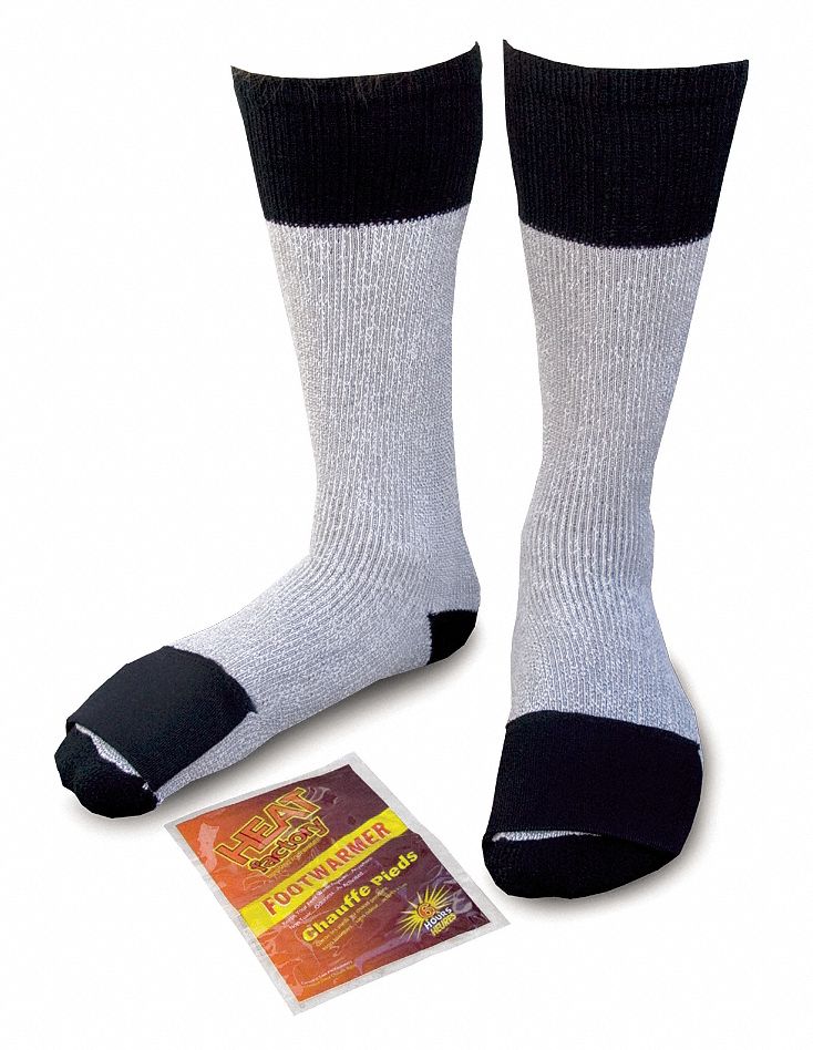ThermalSocks, w/Warmer, Midcalf, Men, L, PK2