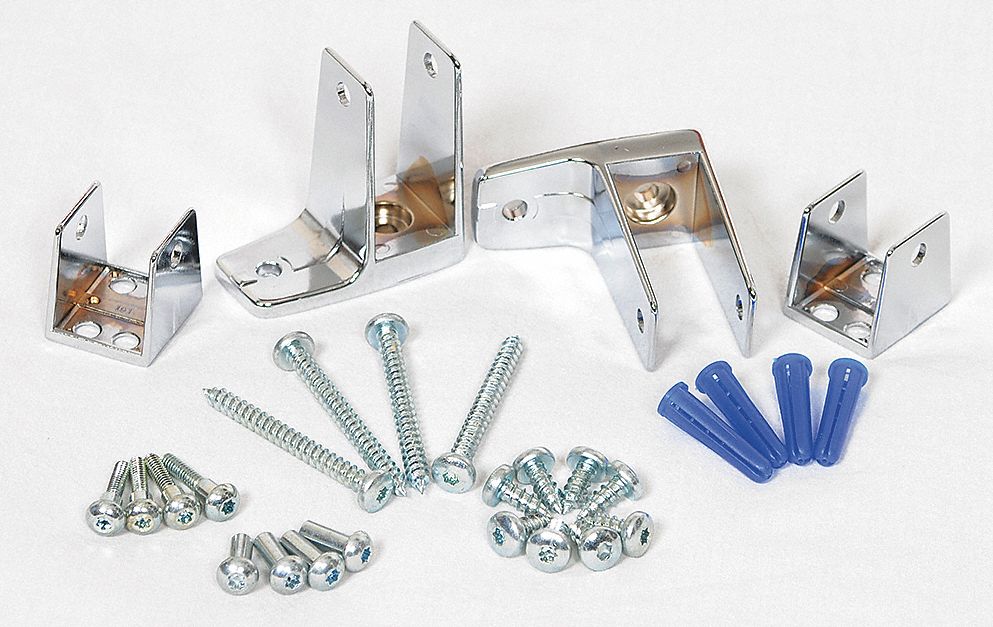 End Bracket Use W/Plastic Partition