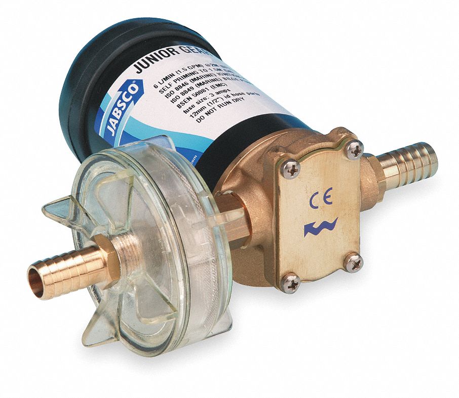 Rotary Gear Pump, 12VDC, 7 Amps AC, 3.8 GPM