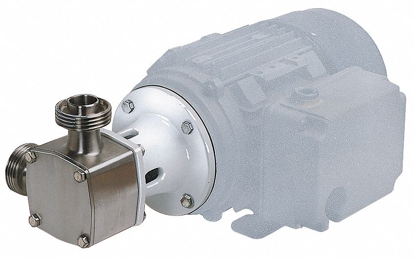 Pump, Flexible Impeller, 3/4 HP, 115V, 1 In