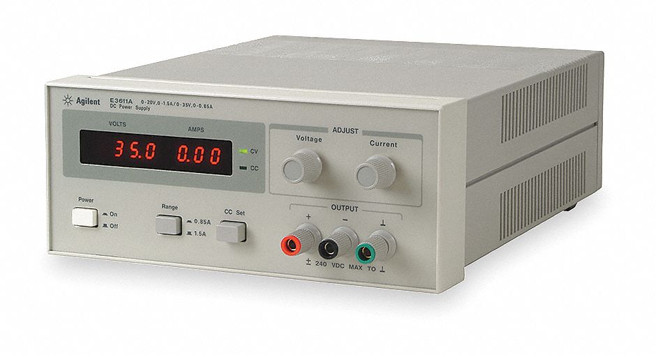 Power Supply, 0-120VDC, 0-0.5A, Manual