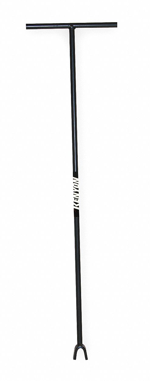 Rod Shaft, 30 In. L, Meter, Powder Coated